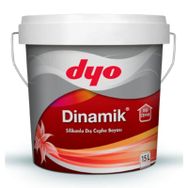 Dyo Dinamik 15 lt Volkan Gri Silikonlu Dış Cephe Duvar Boyası