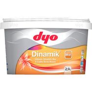 Dyo Dinamik 1987 Köpük 2,5 lt Mat Silikonlu Silinebilir Mat İç Cephe Duvar Boyası