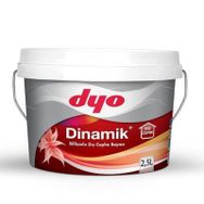 Dyo Dinamik 2.5 lt Kar Beyazı Silikonlu Dış Cephe Boyası