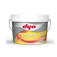 Dyo Dinamik Prenses Pembe 2.5 lt Silikonlu Silinebilir İpek Mat İç Cephe Duvar Boyası