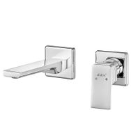 E.C.A 102167605-KK Ankastre Tiera Sıva Üstü Çift Rozet Lavabo Bataryası