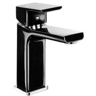 E.C.A 103508989 Krom Siyah Tiera Lavabo Bataryası