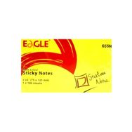 Eagle 655 75x125 mm Klasik Renk 100 Yaprak Sarı 12 Adet Yapışkanlı Not Kağıdı