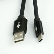 Earldom Ec-0001C Siyah Type-C Usb Şarj ve Data Kablosu