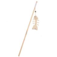 Eastland 40 cm Tahta Çıngıraklı Kılçık Kedi Oltası