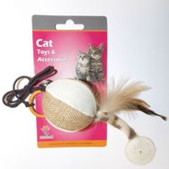 Eastland 7 cm Hasır Toplu Fare Kedi Oyuncağı