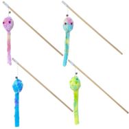 Eastland Ahşap Saplı Peluş Fareli 40 cm Kedi Oltası