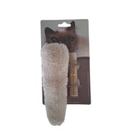 Eastland Kedi Otlu Peluş Gri 4x17 cm Kedi Oyuncağı