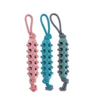 Eastland Kemik Desenli İpli 46 cm Plastik Köpek Çiğneme Oyuncağı