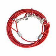 Eastland Köpekler İçin 2 mm x4.5 m Çelik Bahçe Bağlama Halatı