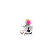 Eastland Tüylü Zilli Peluş Yastık 8x9 cm Kedi Oyuncağı