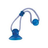 Eastland Vantuz Şeklinde İpli 42 cm Mavi Beyaz Köpek Oyuncağı