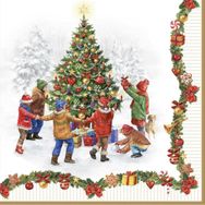 Easy Life 20'Li 33x33 cm Christmas Round Dance Moda Kağıdı