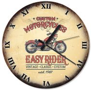 Easy Rider Motorcycles Tasarım Duvar Saati