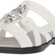 Easy Street Torrid Düz Beyaz Timsah Kadın Sandalet