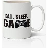 Eat Sleep Baskılı Kupa