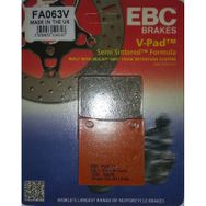 EBC FA063V 1999-07 Suzuki GSX-R 1300 Hayabusa Standart Tek Renk Arka Fren Balatası