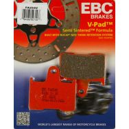 EBC FA254V Suzuki GSX 1400 Yarı Sinterli Standart Tek Renk Arka Fren Balatası