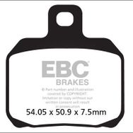 EBC FA266V Ducati Monster 696 Arka Fren Balatası
