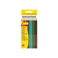 Eberhard Faber Faber Castell 12li Winner Üçgen Kuruboya Kalemi 3mm Mine EFA511412