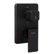 Eca 102167251C1-KDE Sıva Üstü 2 Yollu Mat Siyah Royal Ankastre Banyo Bataryası