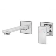 Eca 102167621-KK Sıva Üstü Çift Rozet Royal Ankastre Lavabo Bataryası