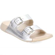 Ecco 2ND Cozmo W Flat Saf Gümüş Kadın Sandalet