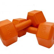 Ecgspor 2x2.5 kg Altıgen Turuncu Dambıl Seti