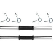 Ecgspor 2x40 cm Krom Dambıl Barı + 4 Adet Çelik Sıkıştırma