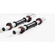 Ecgspor 2x45 cm Krom Dambıl Barı + 4 Adet Özel Sıkıştırma Aparatı