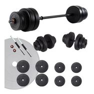 Ecgspor 35 kg Halter Seti ve Dambıl Seti Ağırlık Fitness Seti