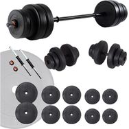 Ecgspor 55 kg Vinyl Halter Dambıl Seti Fitness Seti Ağırlık Seti