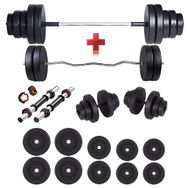 Ecgspor 68 kg Halter Seti ve Dambıl Seti Ağırlık Seti Fitness Seti Z Bar