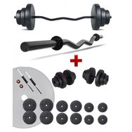 Ecgspor 75 Kg Z Bar Dambıl Seti ve Fitness Ağırlık Seti
