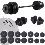 Ecgspor 85 kg Vinyl Halter ve Dambıl Ağırlık Seti