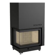 Echa Tech Sol Açık 80 L Asansörlü Çelik Şömine Haznesi