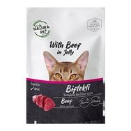 Eco Natura Pet 85 gr Jöle İçinde Biftekli Yetişkin Kedi Konservesi