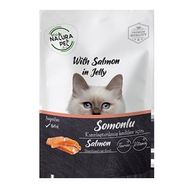 Eco Natura Pet 85 gr Jöle İçinde Somonlu Kısırlaştırılmış Kedi Konservesi