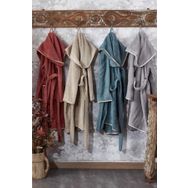 Ecocotton Ecosoft Gri Kadın Bornoz
