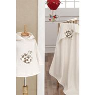 Ecocotton Lady Bug Ekru Bebek Panço Seti