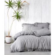 Ecocotton Miranda Gri Çift Kişilik Nevresim Takımı