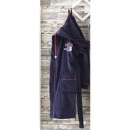 Ecocotton Sports Time Lacivert Çocuk Bornoz