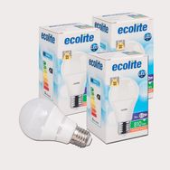 Ecolite A60 9 W Sarı Klasik E27 Duy 3'lü Led Ampul