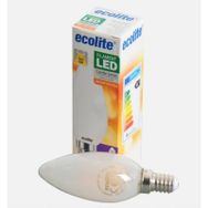Ecolite Soft Filament C35 4 W Sarı Klasik E14 Duy Led Ampul