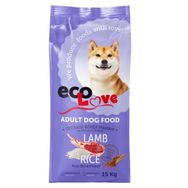 EcoLove 15 kg Kuzu Etli Pirinçli Yetişkin Kuru Köpek Maması