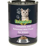 Econature Kitten Tavuklu 400 gr Yavru Kedi Konserve Maması