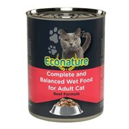 Econature Sığır Etli 12x400 gr Konserve Yetişkin Kedi Maması