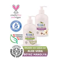Ecos3 Aloevera Organik 2 Adet x 500 ml Sıvı Sabun