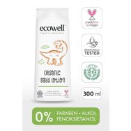 Ecowell Bebek Bakım Seti - Organik Bebek Losyonu + 300 ml Yüz Ve Vücut Doğal Nemlendirici Bebek Kremi