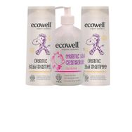 Ecowell Organik 2x300 ml Bebe Şampuanı + Organik 500 ml Temizleme Jeli